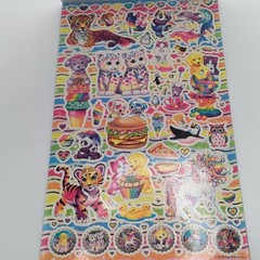 Lisa Frank Sticker Book 5 Sticker Sheets 600 Stickers Bendon New Booklet