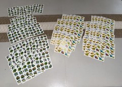 Vintage Carson Dellosa Sticker LOT Dinosaurs Rainforest Animals – 84 Sheets