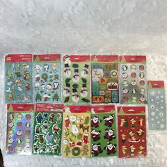 You Choose- Christmas Holiday Snowman Santa Sticker Sheets Snowflakes Sticker