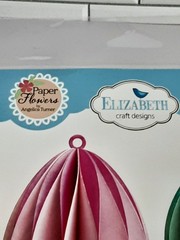 NEW Elizabeth Paper Flowers #2220 Honeycomb Egg Largest 2.4×4 Inches