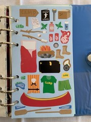 Stickopotamus Sticker 6-Ring Binder Album With 32 Stickers Pages