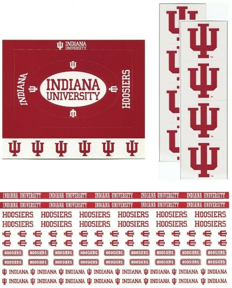 Indiana University Hoosiers NCAA Scrapbook Kit Stickers Paper U-CHOOSE