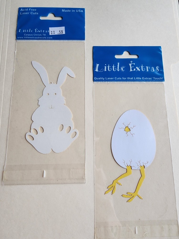 Easter Lot Die Cut Laser Cut New – Little Extras Scrapbooking – Retired #19