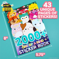 Sticker Book with Large and Small Sizes, Kids Stationary for Water Bottle, Noteb