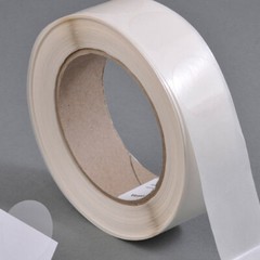1000 pcs Sticker Clear Transparent Circle Round Label Adhesive Seal
