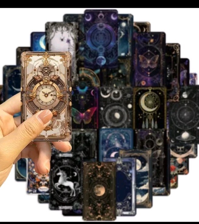 5 Art Space Steam Punk Fantasy Astrology Astronomy Tarot Stickers Sticker Decals