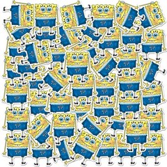 SPONGEBOB SQUAREPANTS ADORABLE SHORTS DIE CUT VINYL 50 CT STICKER PACK