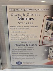 Creative Memories STARS & STRIPES stickers – ARMY, NAVY & MARINES – 3 PKGS. NEW