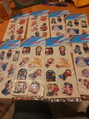Cabbage Patch Fluffy Stickers