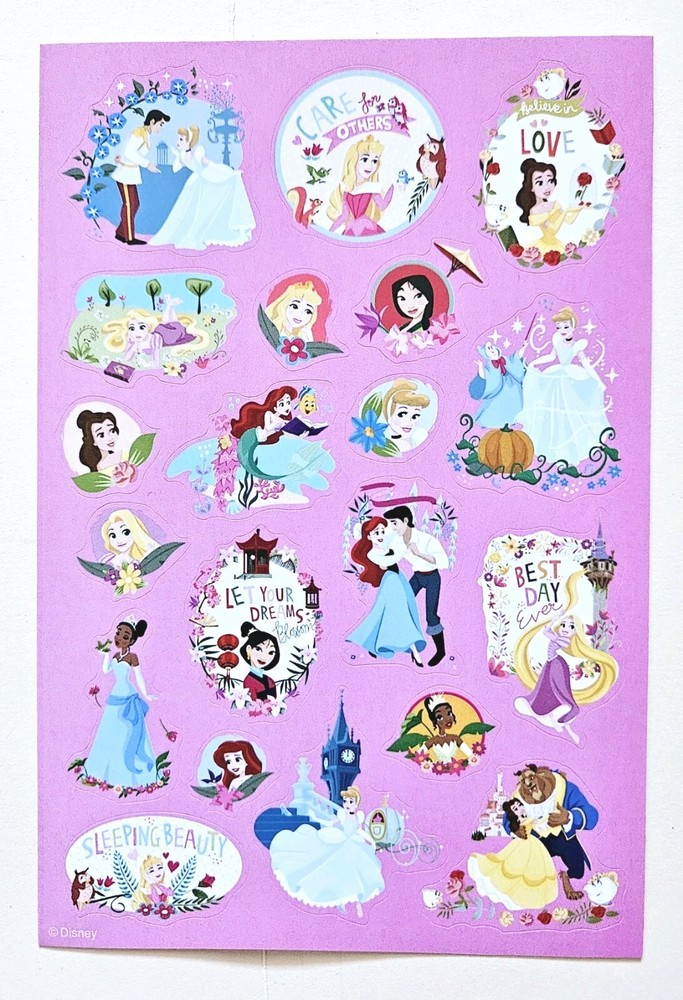 Disney Princess Sticker sheet