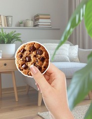 Chocolate Chunk Cookie Vinyl Stickers Set Scrapbooking Laptop WaterBottle