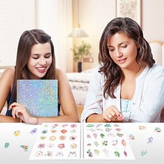 Large Reusable Sticker Book Collecting Album 8.5×11″ Sticker Storage Collection