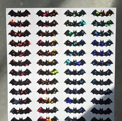 Sparkle Bat Sticker Sheet! – Choose a Size & Color!