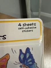 Vintage Sticker Lot 4 Packages Suzy’s Zoo, Halloween, Photo Humor Speech Bubbles