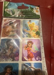 Disney Fairies Tinker Bell Motion Stickers~Sheet Size 4” X 6 1/2”~New In Package