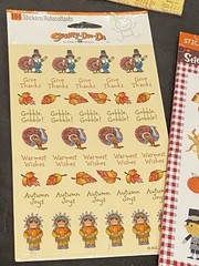 American Greetings Sticker Fall Thanksgiving Mixed Lot 24 Sheets 528 Stickers