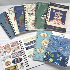 Shinzi Katoh Sticker Collecting Book Happy Tone A6 40 Pages