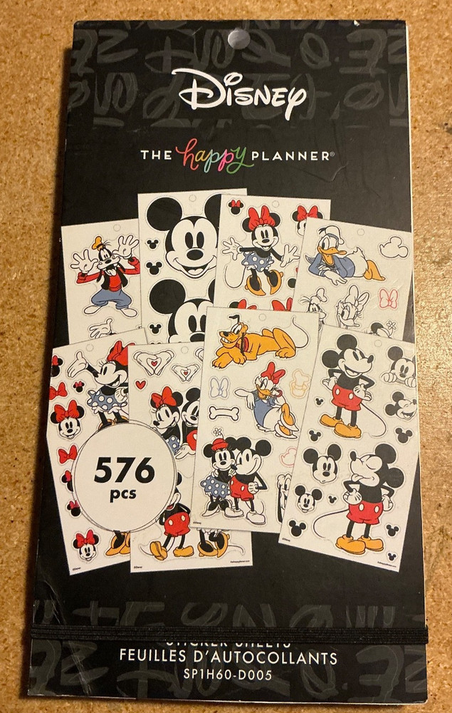 Happy Planer Mickey And Friends Sticker Sheet