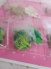 Foliage Leaf Holiday Die Cut and Paper Punch Embellishments Mixed Lot 200+ Pcs