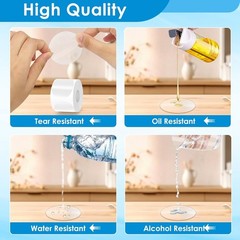 Clear Seal Sticker Labels 2 Inch round Circle Wafer Stickers/Labels 2 Inch Round