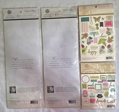 ANNA GRIFFIN «CHARLOTTE COLLECTION» 4-Pack EMBELLISH LOT 70 Pcs NIP HTF (PA25)
