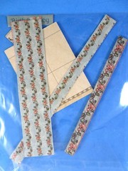 Scrapbook Craft Shapes Strips Cardstock Wording Phrases And Ribbons Mixed Lot