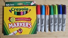 Craft Supplies Scrapbook Paper Stamps Punches Foil Colored Markers Lot of 50