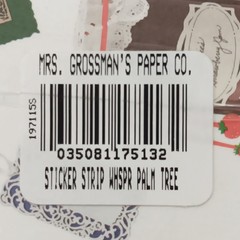 Mrs. Grossman’s Whisper Palm Tree Stickers – 2 Sheets