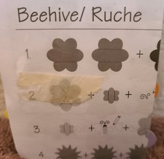 4 Sets Die-Cuts Craft Embellishments Scrapbook, Cards My Sunshine, Flowers #63
