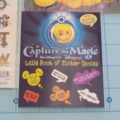 Disney Capture The Magic Stickers Alphabet Quotes Mickey Goofy Pluto Donald Lot