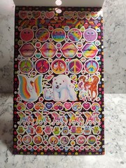 🌈Lisa Frank Sticker 3 Books Of 5 Sticker Sheets 600 Stickers Bendon New Booklet