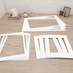 18×24 White Picture Mats for 16×20 Pictures with Core Bevel Cut Frame Mattes …