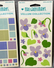 Vintage Mrs. Grossman’s & Stickopotamus Stickers Hambly Prismatic Sparkle 9 Pack