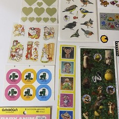 Vintage + Stickers Set Sandylion Kodak ET Animals Cabbage Patch Nursery Rhymes +