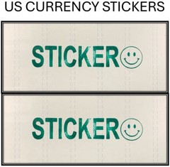 $1 One Dollar 1923 Legal Tender Note (US CURRENCY STICKERS) (Lot OF 1)