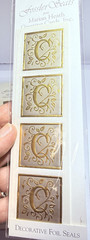 Fossler Seals From Marian Heath Stickers LOT «C» Christmas Tree Snowflake Holly