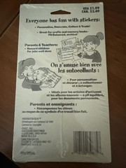 New Vintage Paddington Bear American Greetings Forget Me Not Stickers 1998