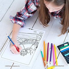 Frozen 2 Create A Scene Sticker Book with 16 Full Color Scenes for Kids