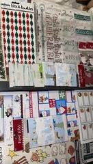 200+ Christmas Holiday Stickers Variety Sizes, Shapes, Styles For Gifts, Decor