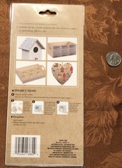 Rub On Transfers Wood Grain Dark Grey 8″x5″ Crafters Square – New