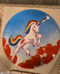 Vintage Lot of Lisa Frank 1980s Stickers Unicorns Rainbow Hearts Ballet Balloons