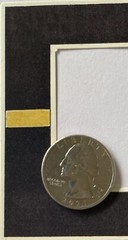 MINI BLACK/YELLOW STRIPE Die-Cut “Frame Ups”FRAME(3-1/4”x 4.5”)My Minds Eye•