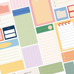 Little Doodle Theme Sticker Set of 6