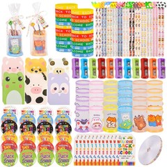 24 PCS Student Stationery Set Pencil Holder Notebook Prize Back To School
