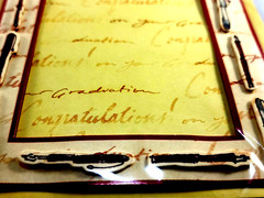Vintage Frame Fountain Pen Border Junk Journal Embellishment VERY RARE
