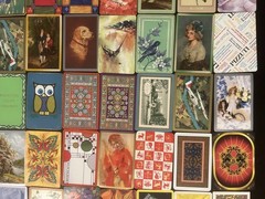 Lot of 50 Single Playing Cards for Junk Journal – vintage to modern mixed