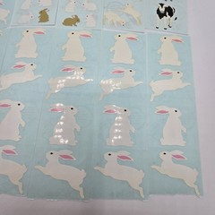 Vtg 90s Mrs. Grossman’s Stickers Lot Animals Cow Bunny Rabbit Easter Spring