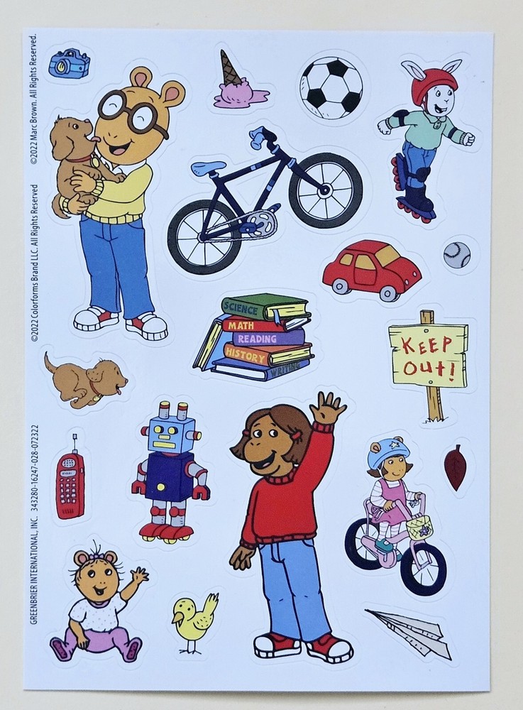 Artur Sticker sheet.