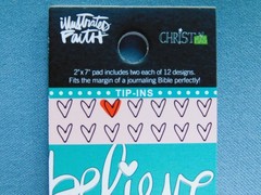 Journaling Bible Tip-Ins by illustrated Faith Christmas Designs 24 pcs Item 1394