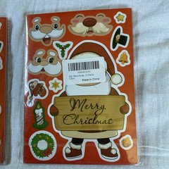 72 Sheets Christmas Stickers Build a Face Make Your Own Santa Elf Gingerbread